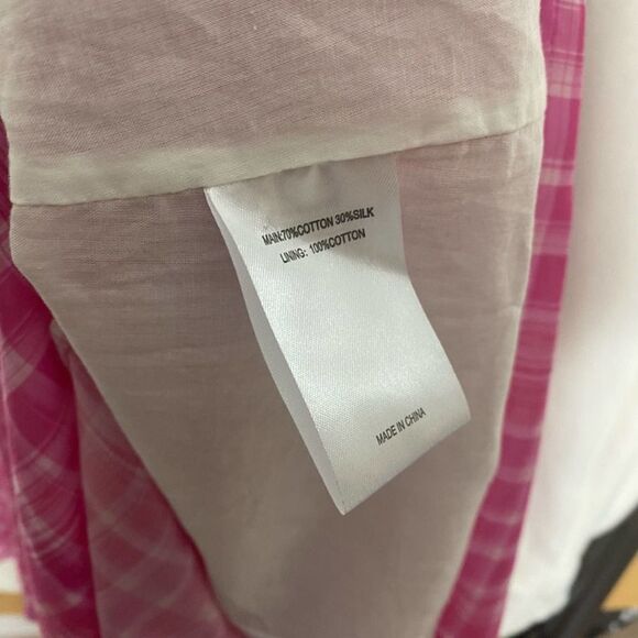 Aje Bungalow Sienna Halter Open Back Tiered Slit Maxi Dress Pink Size 8 Barbie - Picture 10 of 16